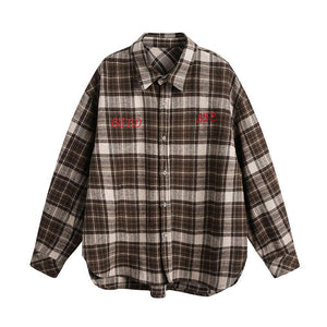 Plaid Casual Shirt – Front Short, Back Long - MRC STOREshirtMy StoreAutumn Women's Plaid Casual Shirt – Front Short Back Long Cotton Blend Cardigan - MRC STOREMRC STORECJDS225913202BYNavy BlueL