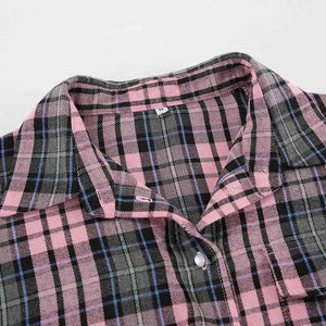 Plaid Loose Shirt - MRC STORETopMy StorePlaid Loose ShirtMRC STORECJYD210706703CXPlaidL
