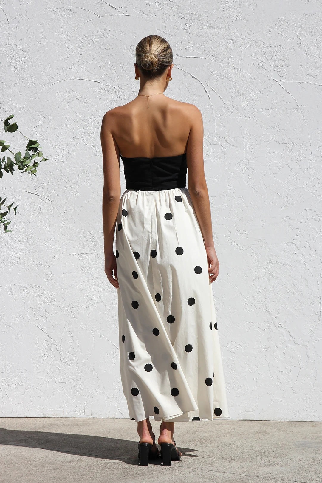 Polka Dot Print Stitching Chest Wrap A - Line Dress – Long Sleeveless Polyester Dress - MRC STOREDressMy StorePolka Dot Print Stitching Chest Wrap A - Line Dress – Long Sleeveless Polyester DressMRC STORECJLY228854703CXPicture ColorL