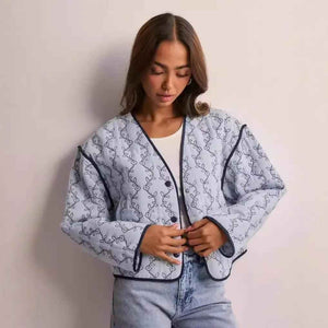 Printed Fashion Jacket - MRC STORETopMy StorePrinted Fashion JacketMRC STORECJYD210803103CXBlueL