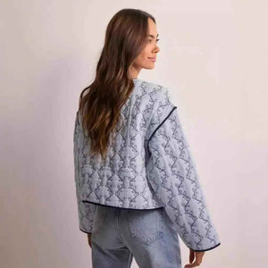 Printed Fashion Jacket - MRC STORETopMy StorePrinted Fashion JacketMRC STORECJYD210803103CXBlueL