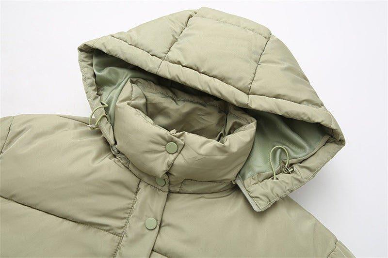 Pure Color Cotton Bread Coat –Outerwear Casual Loose Jacket - MRC STORE