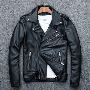 Pure Cowhide Biker Leather Jacket - MRC STORETopMy StorePure Cowhide Biker Leather Jacket - MRC STOREMRC STORECJYD207591403CXBlackL