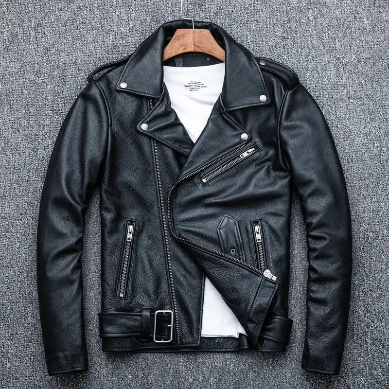 Pure Cowhide Biker Leather Jacket - MRC STORETopMy StorePure Cowhide Biker Leather Jacket - MRC STOREMRC STORECJYD207591403CXBlackL