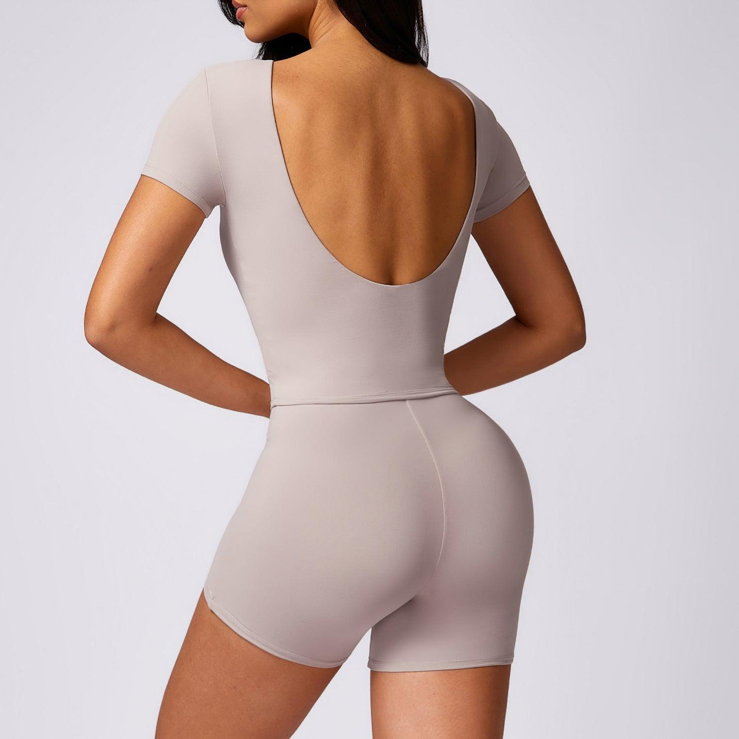 Quick Drying Workout Outfit - Brushed Tight - Fit Activewear for Running & Fitness - MRC STOREyoga clothesMy StoreQuick Drying Workout Outfit - Brushed Tight - Fit Activewear for Running & Fitness - MRC STOREMRC STORECJDK218283927AZShort Sleeve Suit Linen GrayL