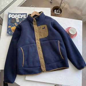 Retro Mountain Patchwork Sweater - MRC STORETopMy StoreRetro Mountain Patchwork SweaterMRC STORECJPK205923812LONavy Blue2XL