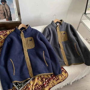 Retro Mountain Patchwork Sweater - MRC STORETopMy StoreRetro Mountain Patchwork SweaterMRC STORECJPK205923812LONavy Blue2XL