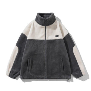 Retro Plaid Lambswool Turtleneck Jacket - MRC STOREJacketsMRC STORERetro Plaid Lambswool Turtleneck Jacket – Warm Unisex Fashion in Black and Gray - MRC STOREMRC STORECJXZ185674106FUGrayL