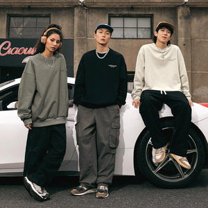 Retro Print Crew Neck Sweatshirt – Loose Fit - MRC STORETopMy StoreRetro American Printed Crew Neck Sweatshirt - Loose Fit Street Fashion Pullover - MRC STOREMRC STORECJWY215958110JQApricotL