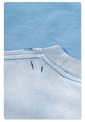 Retro T-Shirt - Washed Oversized Loose - MRC STORET-ShirtsMy StoreMen’s Retro T-Shirt - Washed Oversized Loose My Store MRC STORECJYH233197908HSLight GrayL