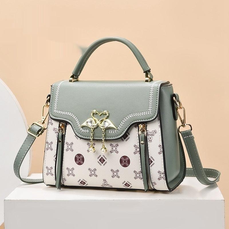 Retro Women’s Shoulder Bag – Printed PVC - MRC STOREAccessoriesMy StoreElegant European Retro Shoulder Bag with Gold Flamingo Detail and Printed Design - MRC STOREMRC STORECJNS216525003CXGreen