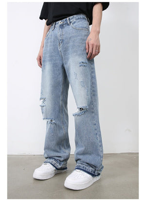 Ripped Jeans - Retro High Street Blue - MRC STOREjeansMy StoreMen’s Ripped Jeans - Retro High Street Blue My Store MRC STORECJXX235397403CXBlueL