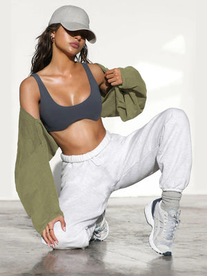 Round Neck Distressed Sweater – Short Sports - MRC STORESweaters & HoodiesMy StoreWomen's Round Neck Distressed Sports Sweater – European & American Short Pullover - MRC STOREMRC STORECJWY215995803CXGray And WhiteL