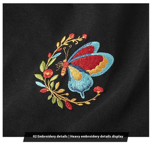 Short - Sleeve Butterfly Light - Changing T-Shirt – Cartoon Embroidery Fashion - MRC STORET-ShirtsMy StoreShort - Sleeve Butterfly Light - Changing T-Shirt – Cartoon Embroidery Fashion - MRC STOREMRC STORECJYH225655008HSWhiteL