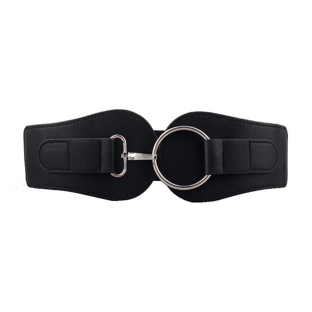 Simple Sweet Cool PU Leather Decoration Wide Belt – Stylish Business Accessory - MRC STORE