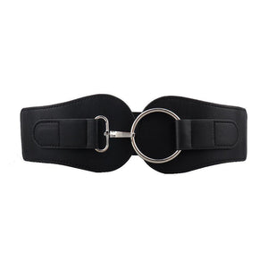 Simple Sweet Cool PU Leather Decoration Wide Belt – Stylish Business Accessory - MRC STORE