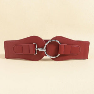 Simple Sweet Cool PU Leather Decoration Wide Belt – Stylish Business Accessory - MRC STORE