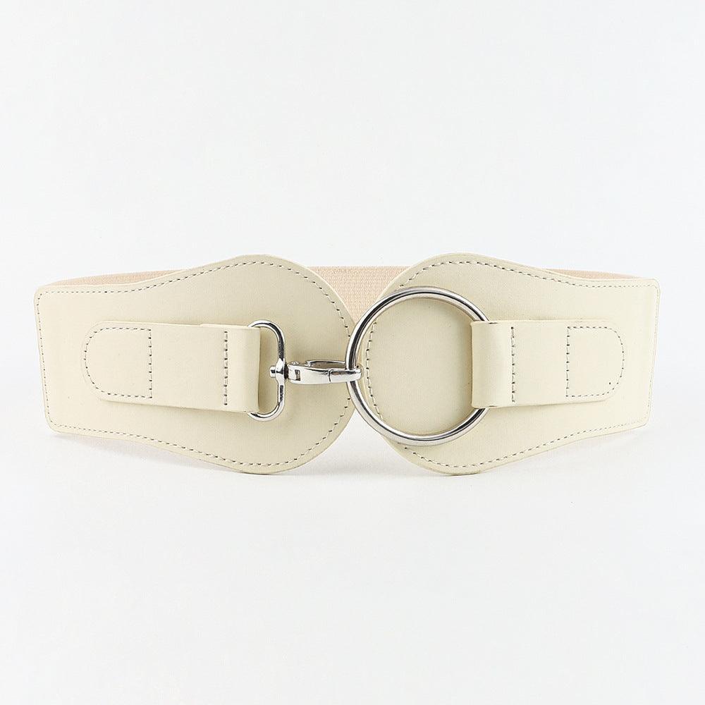 Simple Sweet Cool PU Leather Decoration Wide Belt – Stylish Business Accessory - MRC STORE