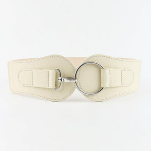 Simple Sweet Cool PU Leather Decoration Wide Belt – Stylish Business Accessory - MRC STORE