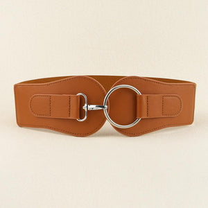 Simple Sweet Cool PU Leather Decoration Wide Belt – Stylish Business Accessory - MRC STORE