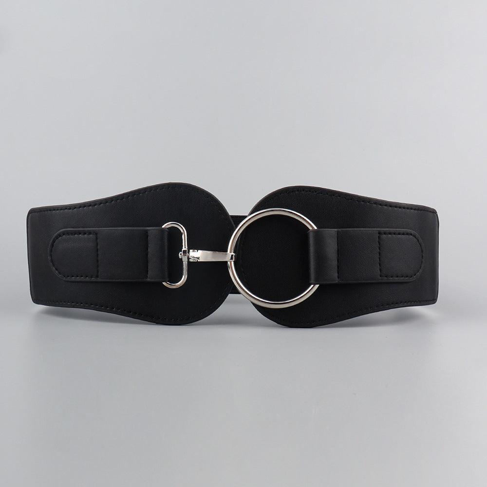 Simple Sweet Cool PU Leather Decoration Wide Belt – Stylish Business Accessory - MRC STORE