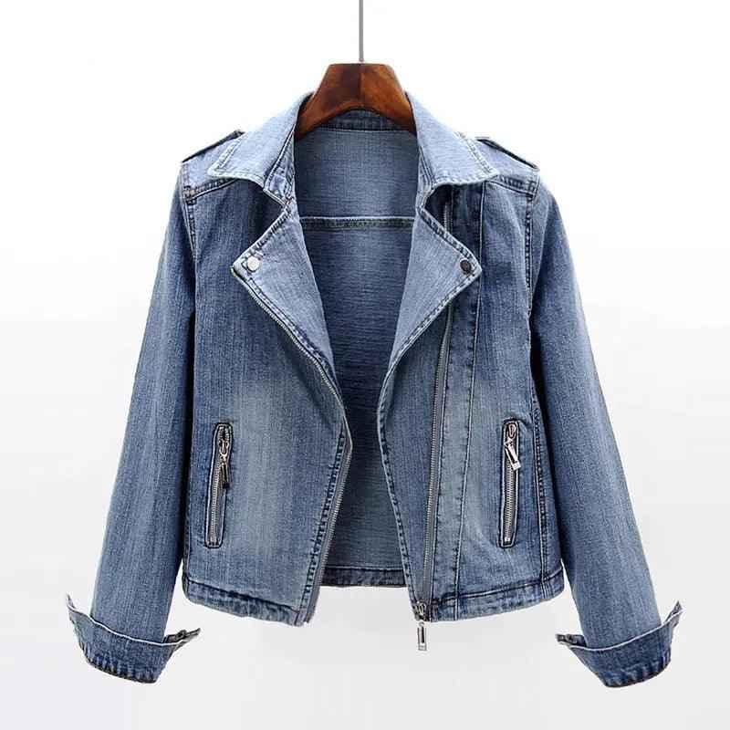 Slim Fit Denim Coat - MRC STORETopMy StoreSlim Fit Denim CoatMRC STORECJQB211049711KPLight Blue2XL