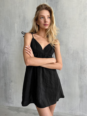 Soft Rayon Nightdress Short – Comfortable Long - Sleeve Sleepwear - MRC STOREDressMy StoreSoft Rayon Nightdress Short – Comfortable Long - Sleeve Sleepwear - MRC STOREMRC STORECJYD228967703CXBlackL