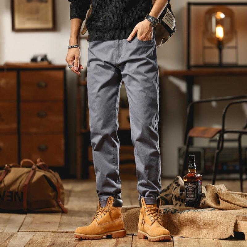 Solid Color Business Style Slim - Fitting Long Pants - MRC STOREbottomsMy StoreSolid Color Business Style Slim - Fitting Long Pants - MRC STOREMRC STORECJXX214211819SHDark Gray28