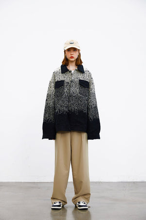 Solid Color Casual Commuter Jacket - MRC STOREJacketsMRC STORELine Composite Gradient Jacket For Men MRC STORE MRC STORECJXZ195935002BYBlackL