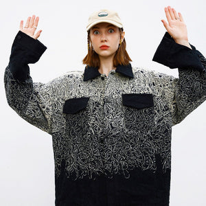 Solid Color Casual Commuter Jacket - MRC STOREJacketsMRC STOREPerson wearing a patterned shirt and cap with hands raised against a white backgroundMRC STORECJXZ195935002BYBlackL