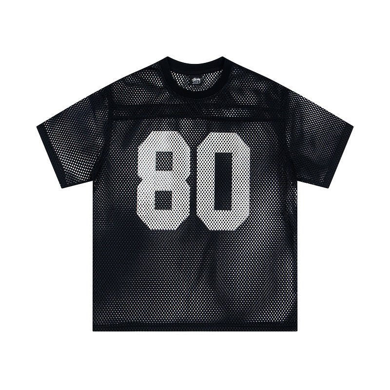 Sports Jersey - Letter Print Short Sleeve Top - MRC STORET-ShirtsMy StoreSports Jersey - Letter Print Short Sleeve Top My Store 35.66MRC STORECJYH241438094PKXC6946 BlackL