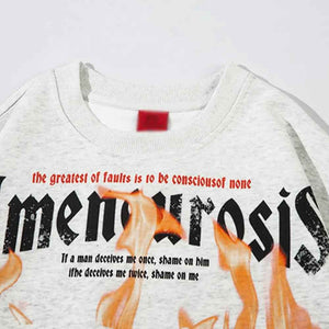 Spray Paint Letter Sweater - MRC STORETopMy StoreSpray Paint Letter SweaterMRC STORECJWY209618303CXBlackL