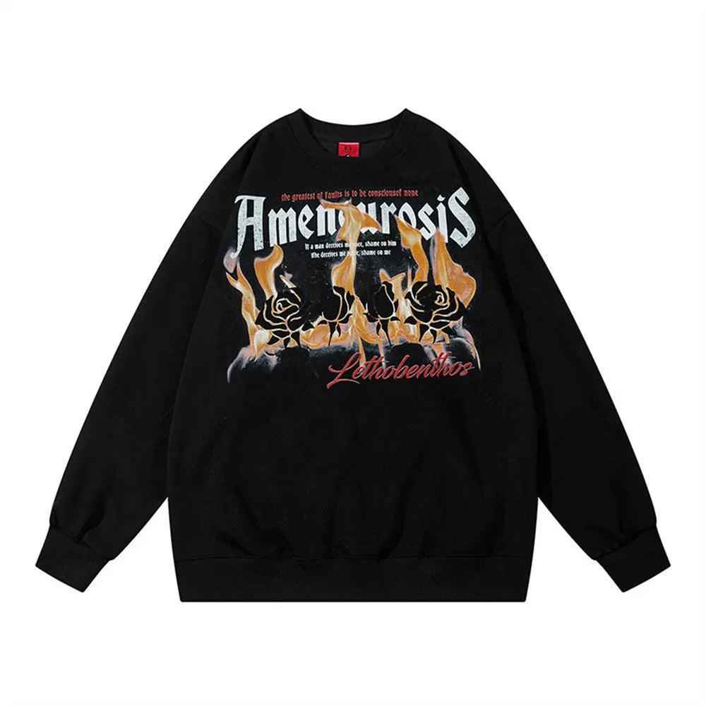 Spray Paint Letter Sweater - MRC STORETopMy StoreSpray Paint Letter SweaterMRC STORECJWY209618303CXBlackL