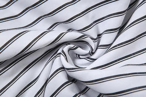 Striped High Waist Skirt - MRC STOREbottomsMy StoreStriped High Waist Skirt - MRC STOREMRC STORECJQZ211943203CXWhiteL