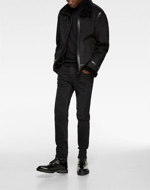 Suede Lapel Jacket – Soft Winter Coat with Casual Elegance in Solid Colors - MRC STORE