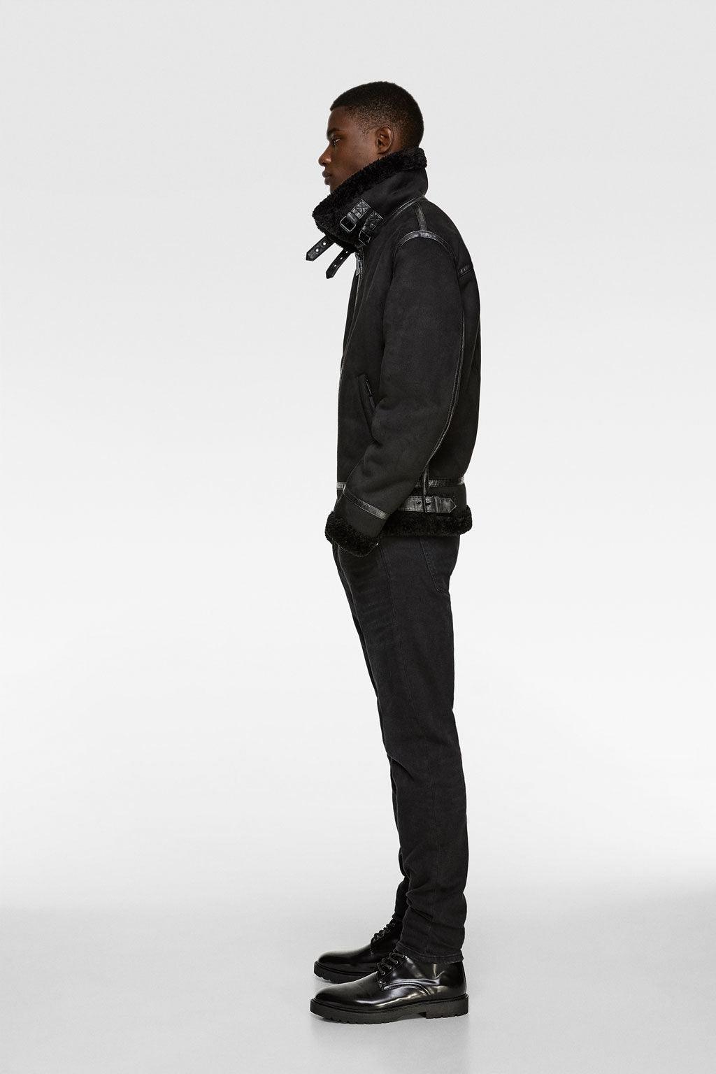 Suede Lapel Jacket – Soft Winter Coat with Casual Elegance in Solid Colors - MRC STORE