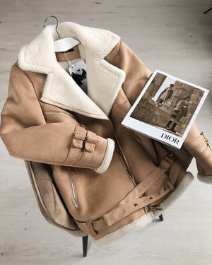 Suede Lapel Zipper Coat - MRC STORETopMRC STORESuede Lapel Zipper Coat - MRCSTOREMRC STORECJYD211489907GTCamelL