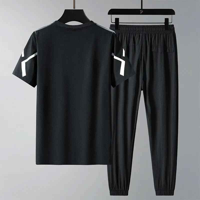 Summer Silk Sports Suit - MRC STOREsports suitMy StoreSummer Silk Sports SuitMRC STORECJTW199248927AZBlack5XL