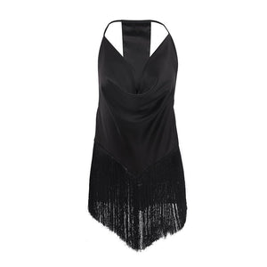 Suspender Vest - Tassel Swing Collar - MRC STORETopMy StoreWomen’s Suspender Vest - Tassel Swing Collar My Store MRC STORECJCS233566703CXBlackL