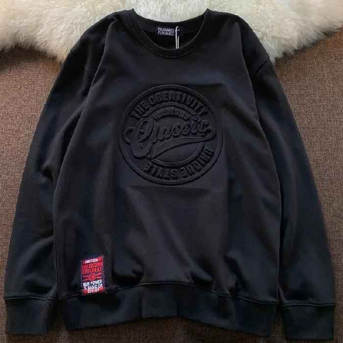 Textured Unisex Scale Sweater - MRC STORETopMy StoreTextured Unisex Scale SweaterMRC STORECJWY208808914NMBlackL