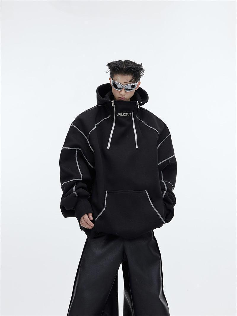 Three Dimensional Fleece Pullover Hoodie - MRC STORETopMy StoreThree Dimensional Fleece Pullover Hoodie - MRC STOREMRC STORECJWY192077402BYBlackL