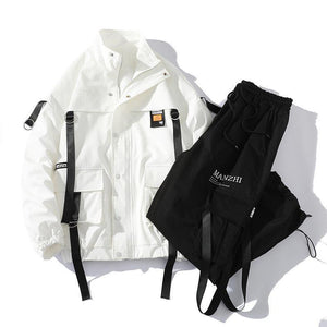 Trendy Plus Size Stand Collar Jacket Suit Set - Modern Elegance - MRC STOREsetMy StoreTrendy Plus Size Stand Collar Jacket Suit Set - Modern Elegance - MRC STOREMRC STORECJXZ160037813MNWhite2XL