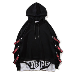 Two - Piece Hooded Sweater with Ribbon Belt – Unisex Youth Fashion - MRC STOREHoodieMy StoreTwo - Piece Hooded Sweater with Ribbon Belt – Unisex Youth Fashion - MRC STOREMRC STORECJNSWTWY00451-Black-LBlackL