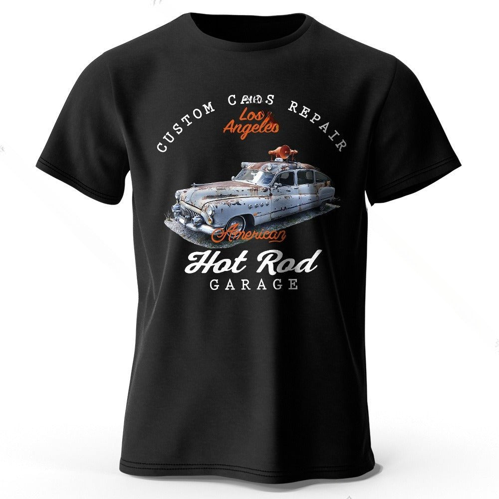 Unisex Car Club T-Shirt - Patch Print Casual - MRC STORET-ShirtsMy StoreUnisex Car Club T-Shirt - Patch Print Casual My Store 22.24MRC STORECJYH241293709IRBlackL