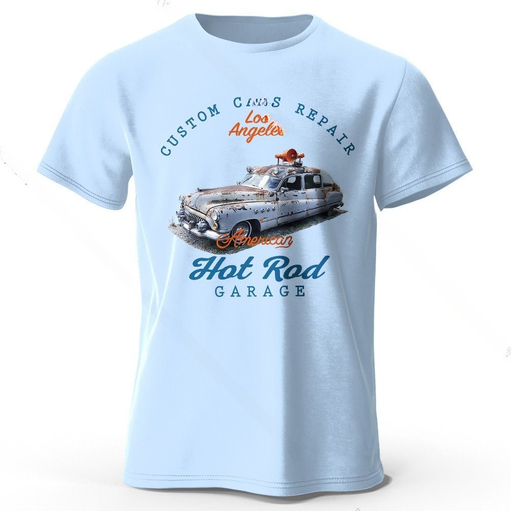 Unisex Car Club T-Shirt - Patch Print Casual - MRC STORET-ShirtsMy StoreUnisex Car Club T-Shirt - Patch Print Casual My Store 22.24MRC STORECJYH241293721UFSkyBlueL