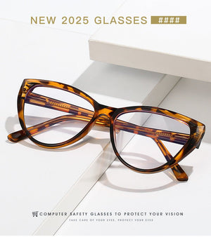 Unisex Cat Eye Glasses - Anti - Blue Retro Fit - MRC STOREAccessoriesMy StoreUnisex Cat Eye Glasses - Anti - Blue Retro Fit My Store MRC STORECJYD234950402BYTwo Leopard Print Middle BlackTransparent