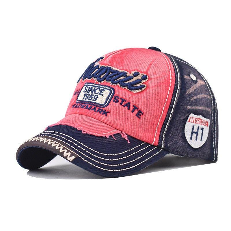 Unisex Cotton Cowboy Hat – Adjustable Dome Peaked Cap for All Seasons - MRC STORE