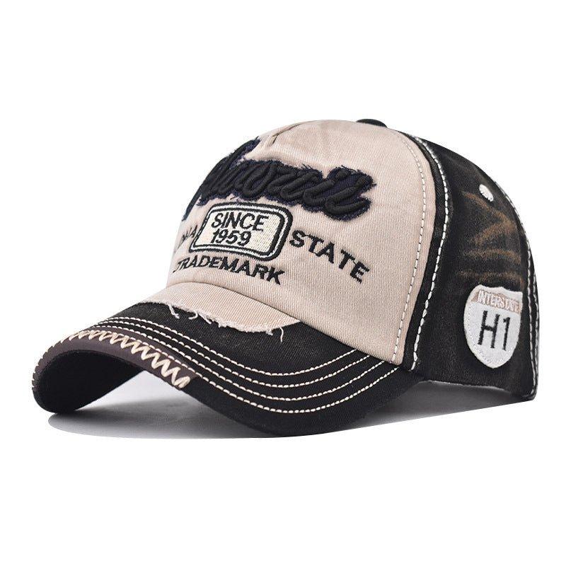 Unisex Cotton Cowboy Hat – Adjustable Dome Peaked Cap for All Seasons - MRC STORE