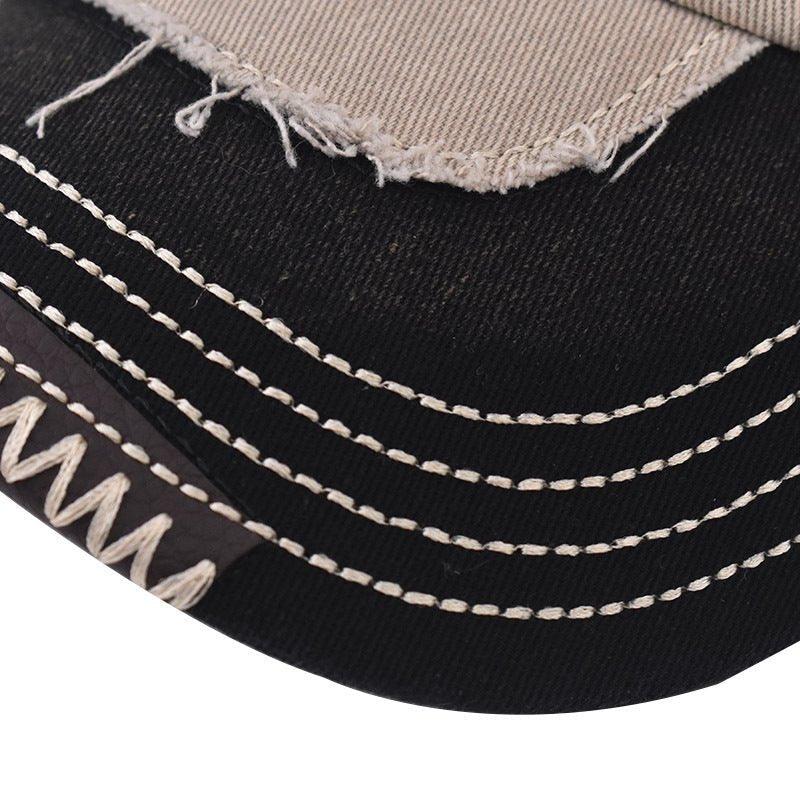 Unisex Cotton Cowboy Hat – Adjustable Dome Peaked Cap for All Seasons - MRC STORE