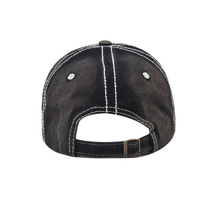 Unisex Cotton Cowboy Hat – Adjustable Dome Peaked Cap for All Seasons - MRC STORE